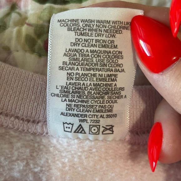 Jerzees NuBlend Women’s Pullover Sweatshirt Crewneck Light Pink XL - Picture 7 of 8